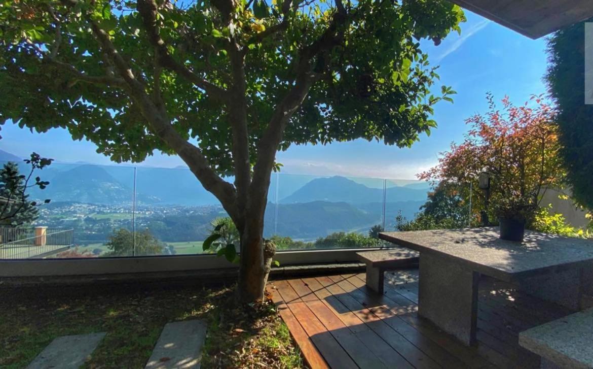 Family Suite With Garden And Amaizing View To Lugano Cademario Zewnętrze zdjęcie